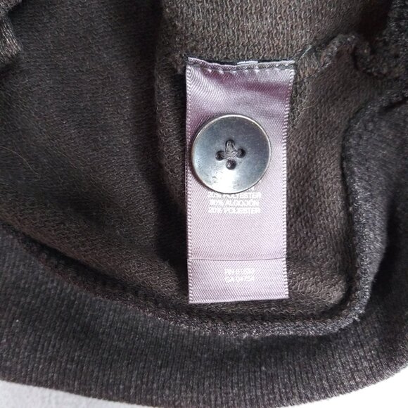 Kenneth Cole Reaction Button Front Cardigan Sweater Mens Large Gray Preppy - Picture 7 of 8